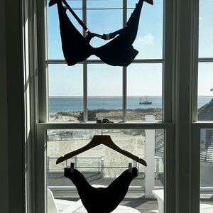 Seraphine Black Bikini Set MATERNITY AND POST BUMP